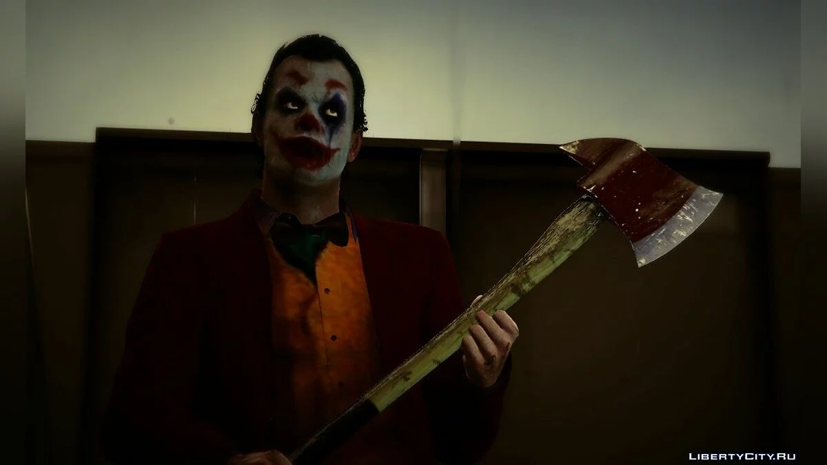 Trevor Phoenix Joker 1.0 - Скин Джокера для Тревора / GTA 5