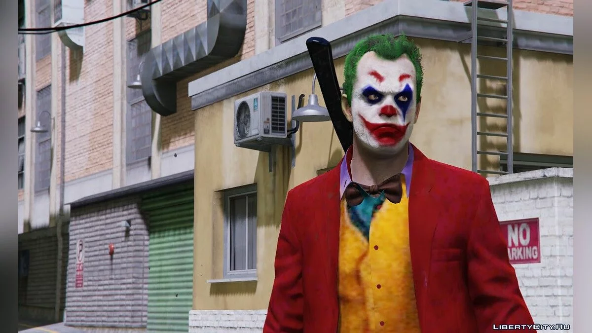 Trevor Phoenix Joker 1.0 - Скин Джокера для Тревора / GTA 5