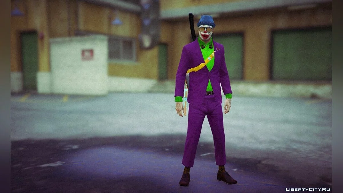 Trevor Phoenix Joker 1.0 - Скин Джокера для Тревора / GTA 5