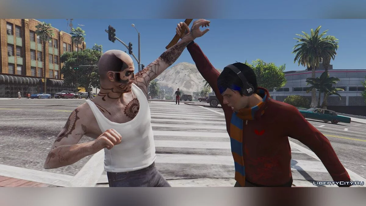 Тревор в роли Эль Дьябло из "Отряда самоубийц" 2.9 / GTA 5