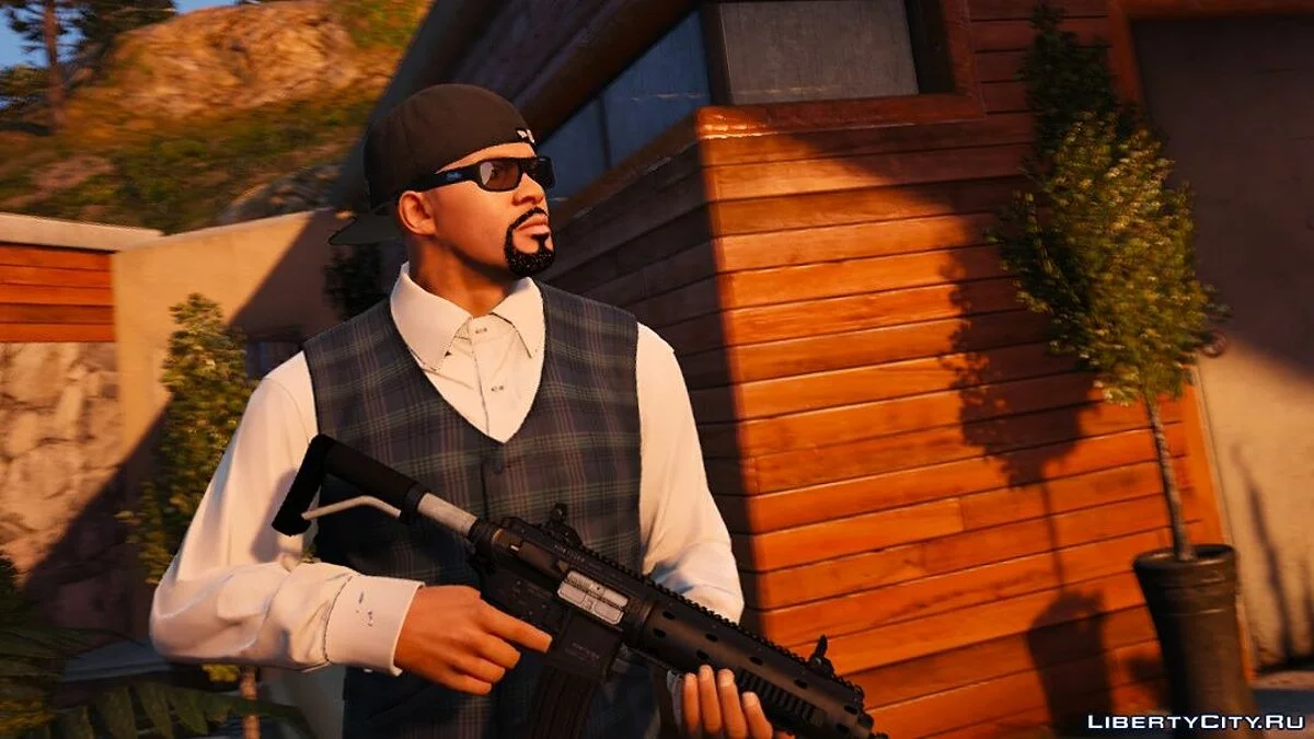 White Skin For Franklin 1.0 / GTA 5