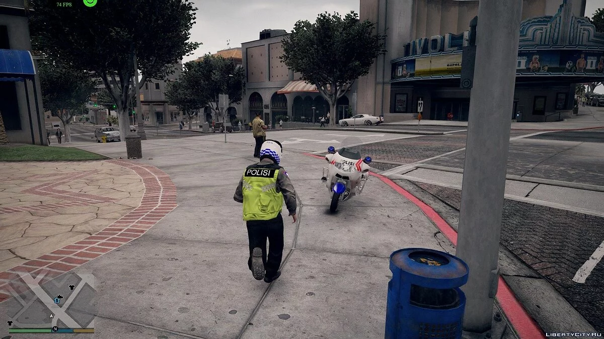 Indonesian traffic police 0.1 - Униформа индонезийского патрульного / GTA 5