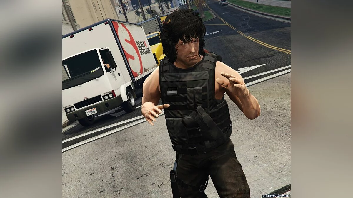 John Rambo [Add-On Ped] Update 3 - Рэмбо / GTA 5