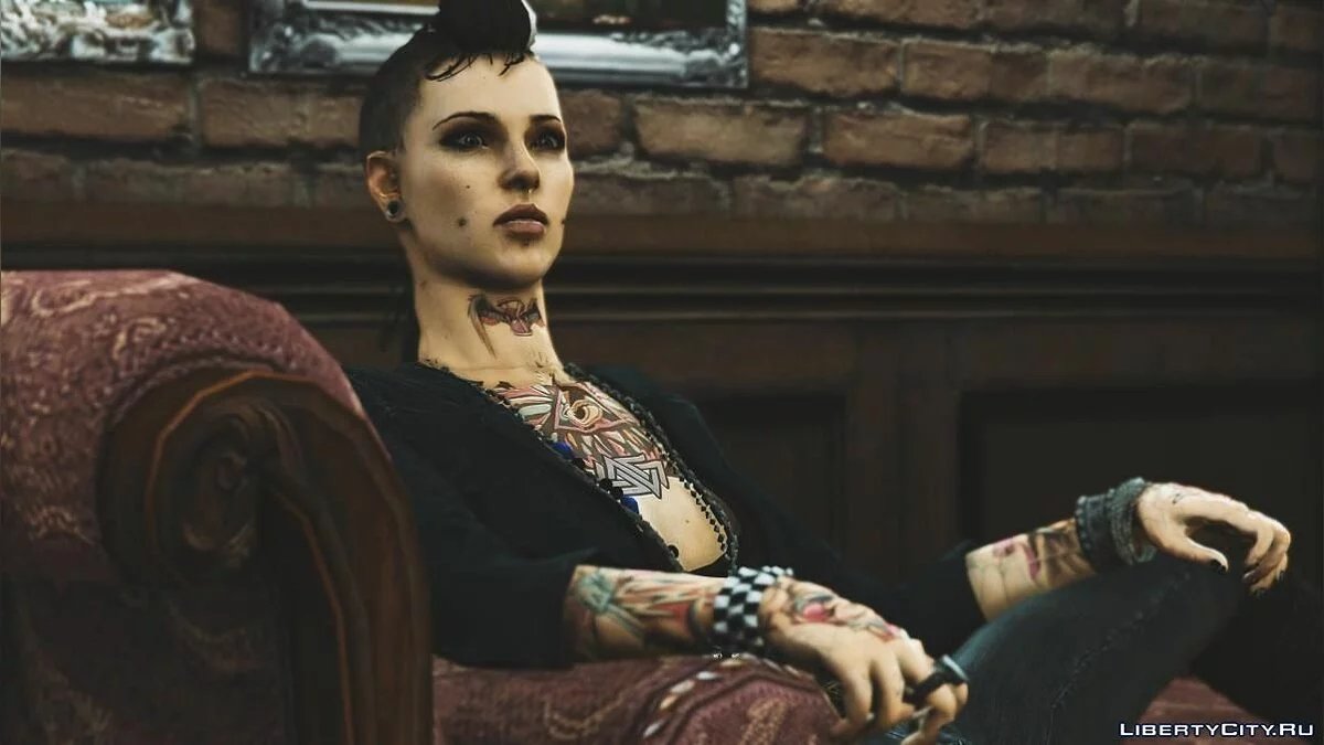 Клара из Watch Dogs [Add-On Ped / Replace] 1.0 / GTA 5