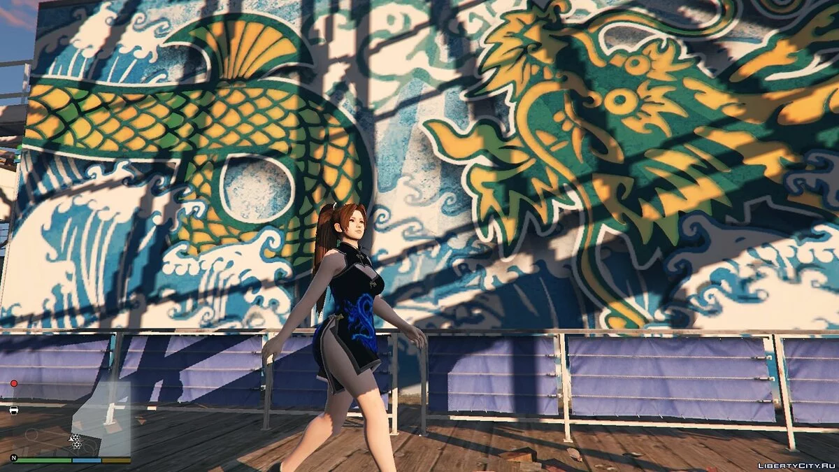 Mai Shiranui Dragon Outfit 1.0 - Девушка из Dead Or Alive / GTA 5