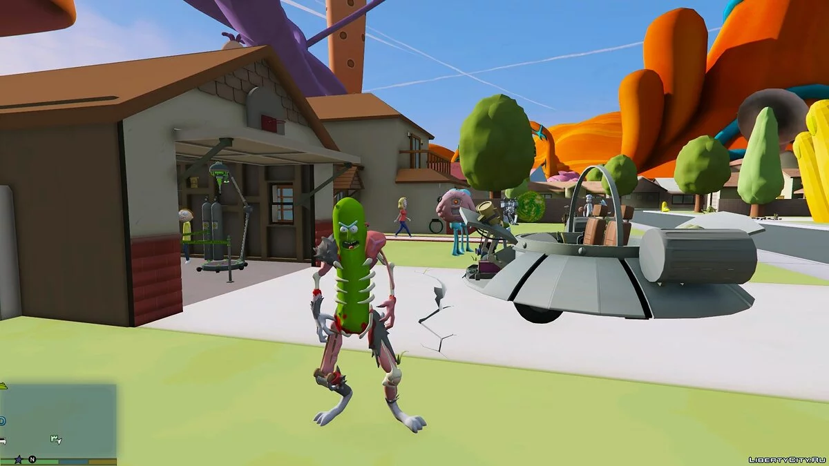 Pickle Rick (Rick and Morty) [Add-On] 2.0 - Огурчик Рик из мультсериала "Рик и Морти" / GTA 5