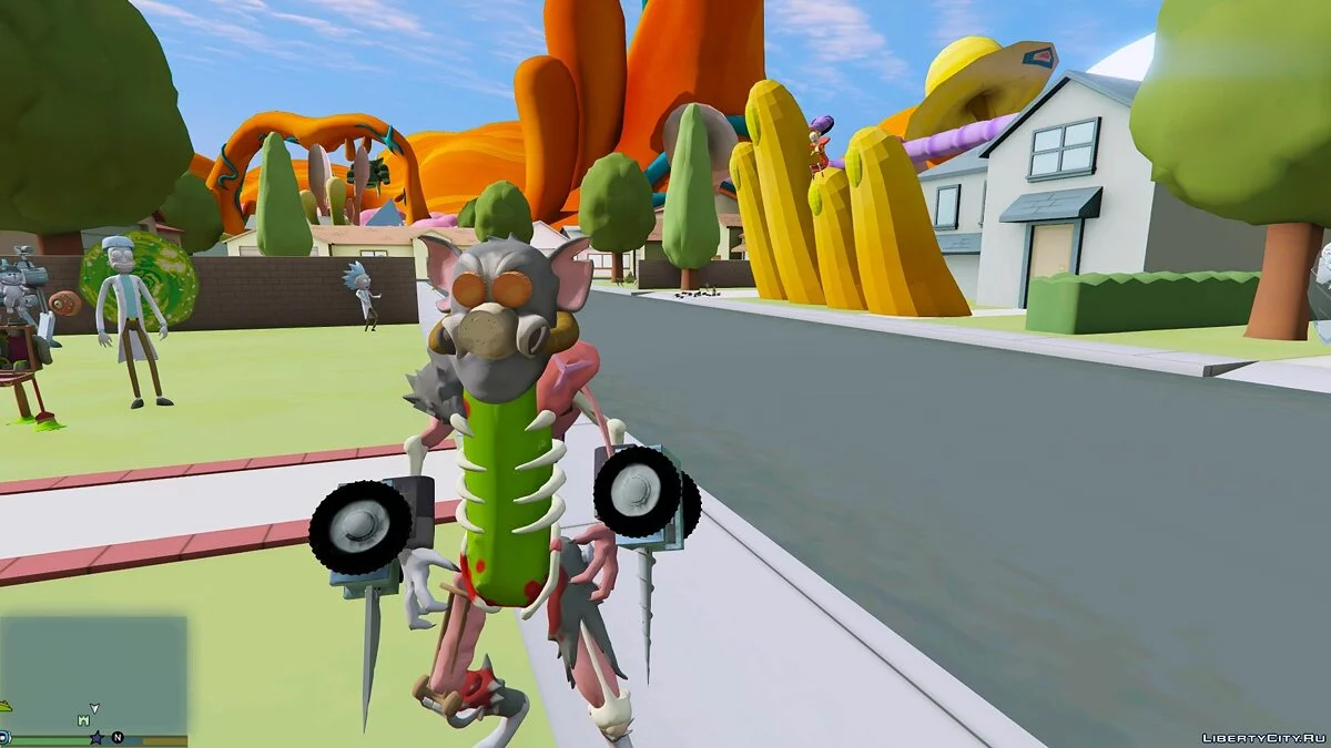 Pickle Rick (Rick and Morty) [Add-On] 2.0 - Огурчик Рик из мультсериала "Рик и Морти" / GTA 5
