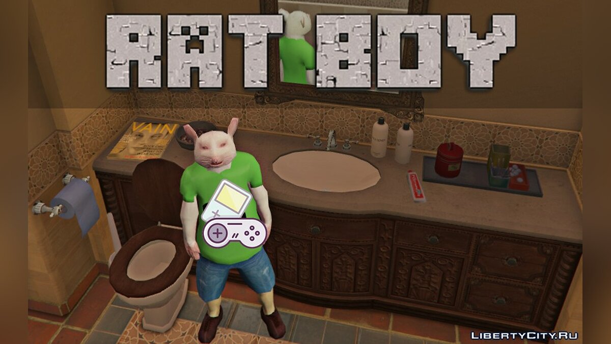 Скачать Rat boy (add-on) FINAL - Мальчик-крыса для GTA 5