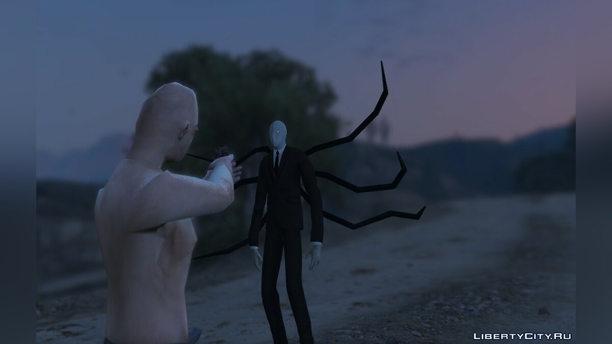 Скачать Slender Man Tentacles - Слендермен для GTA 5