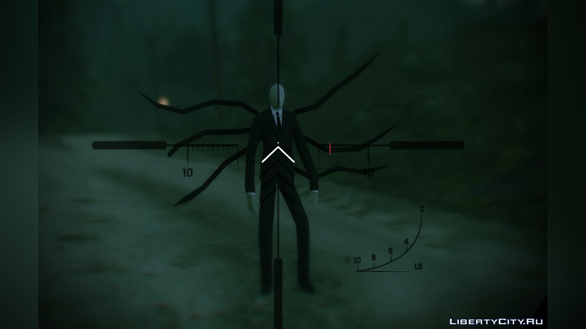 Скачать Slender Man Tentacles - Слендермен для GTA 5