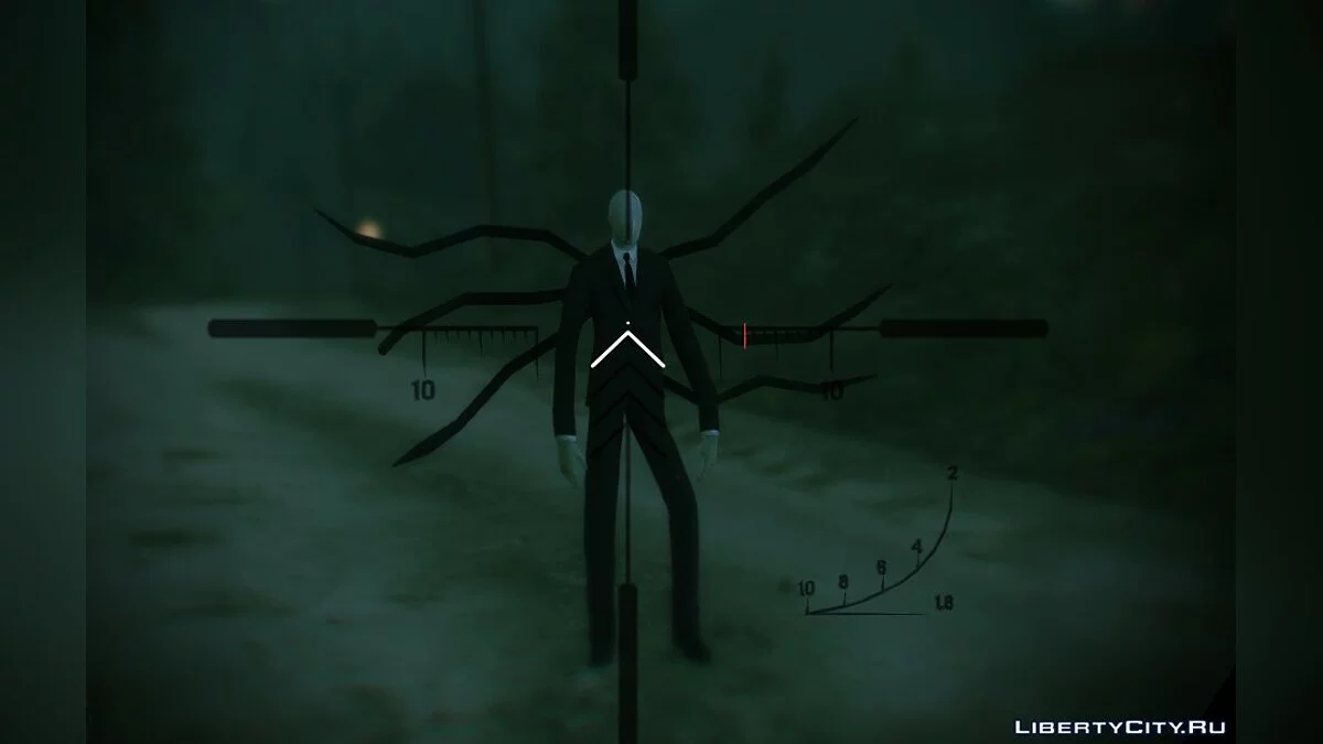 Slender Man Tentacles - Слендермен / GTA 5
