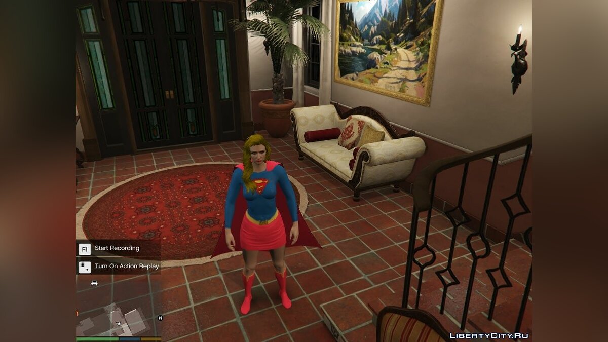 Скачать Supergirl - Супердевушка для GTA 5