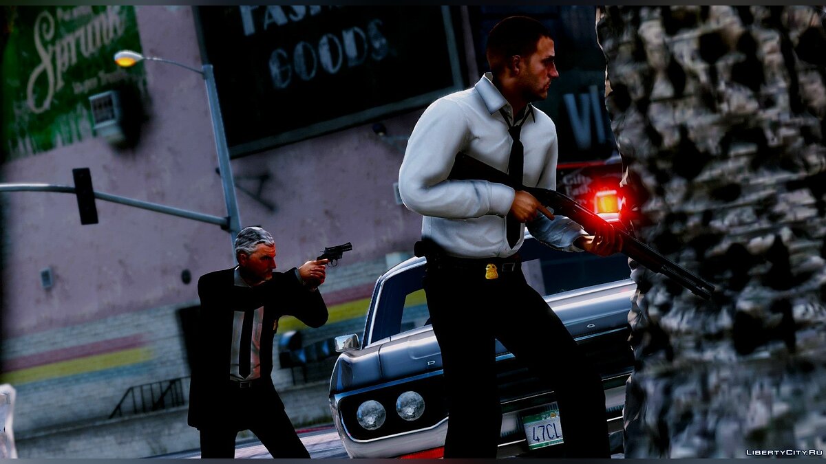 Скачать Vintage FBI Agents [4K] - Очень качественный скин агента FBI для  GTA 5