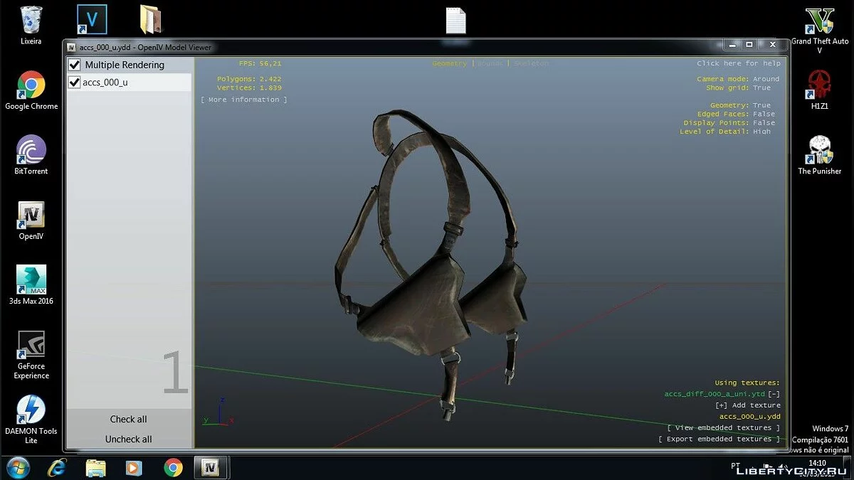 Кабура для револьвера для Майкла / GTA 5