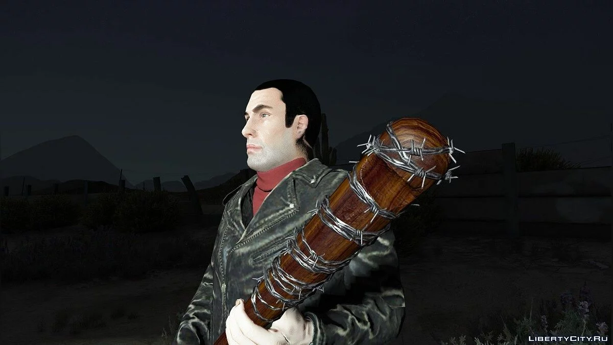 Неган из комиксов "Ходячие мертвецы" / GTA 5