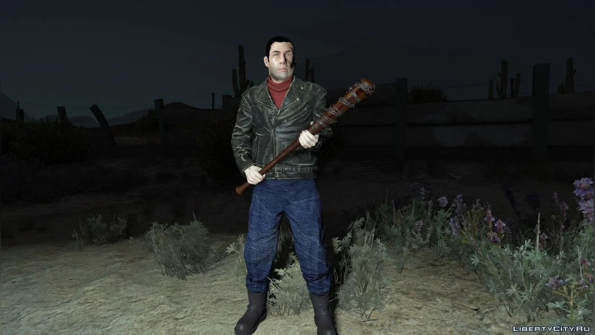 Неган из комиксов "Ходячие мертвецы" / GTA 5