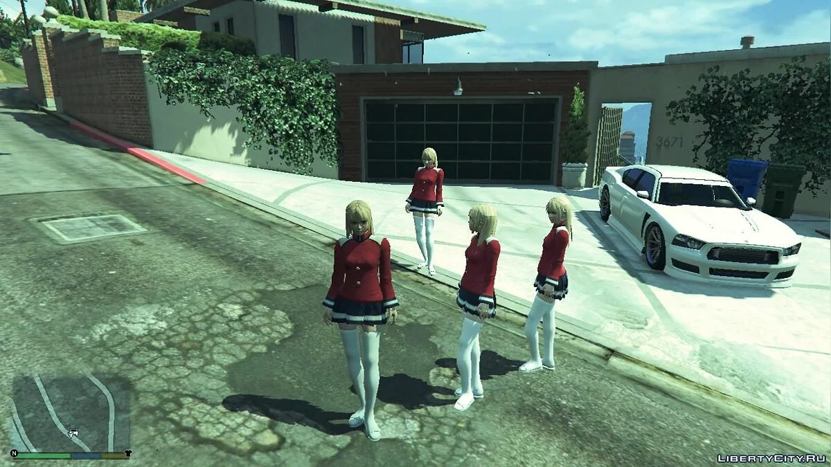 Мери Роуз в одежде Венди Марвелл / GTA 5