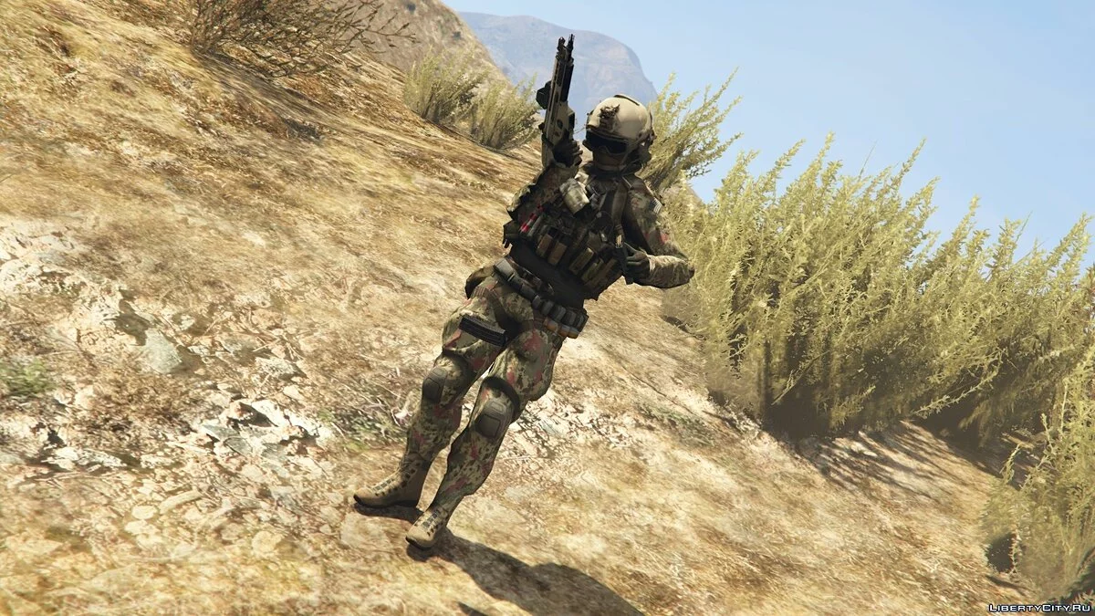 Солдат из игры Battlefield 4  / GTA 5