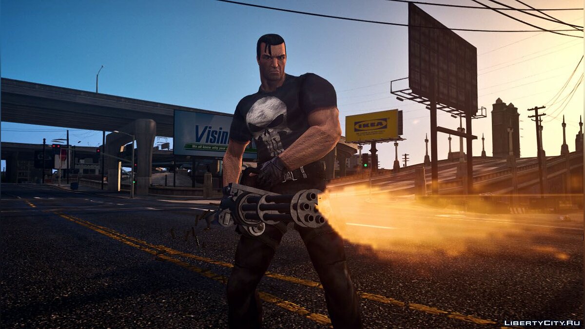 Замена punisher.ytd в GTA 5 (8 файлов)