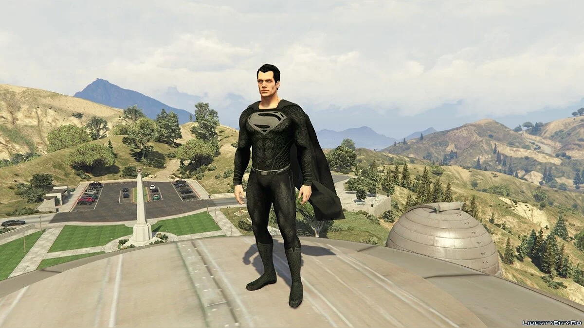Супермен с физикой плаща / GTA 5