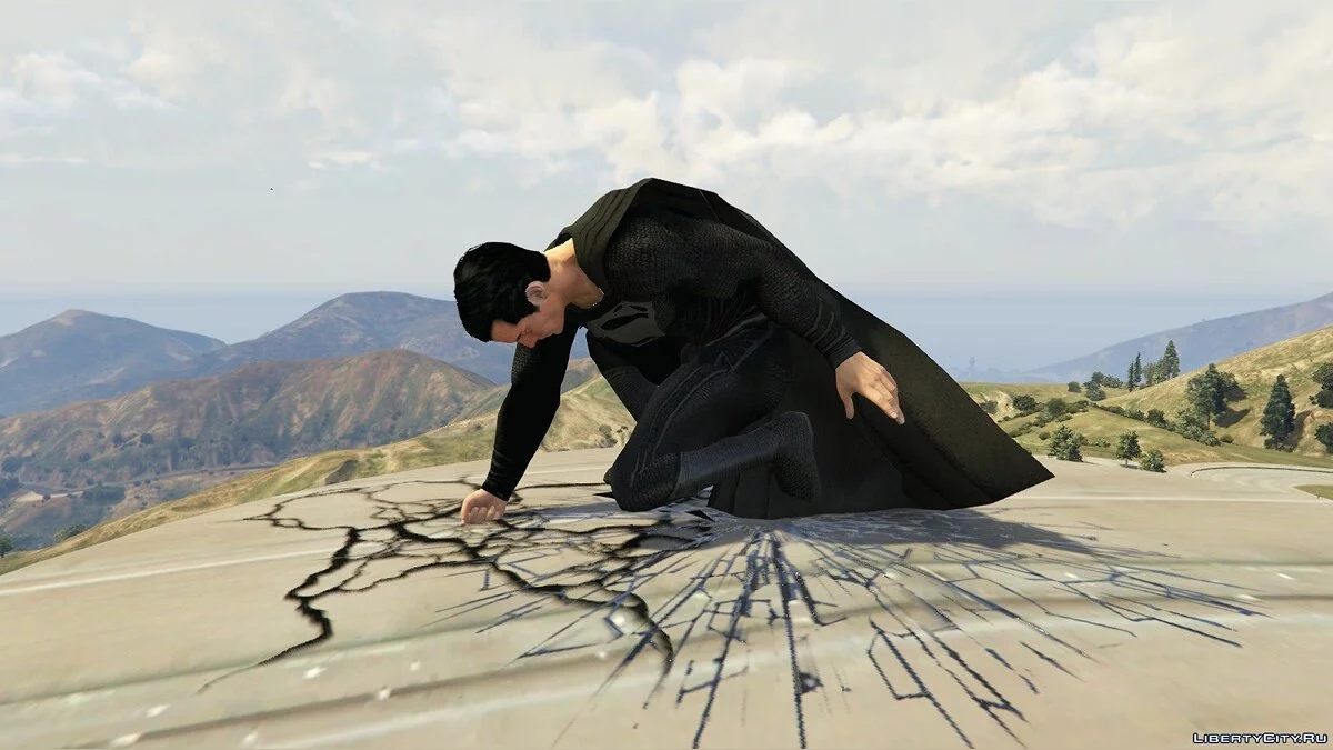 Супермен с физикой плаща / GTA 5