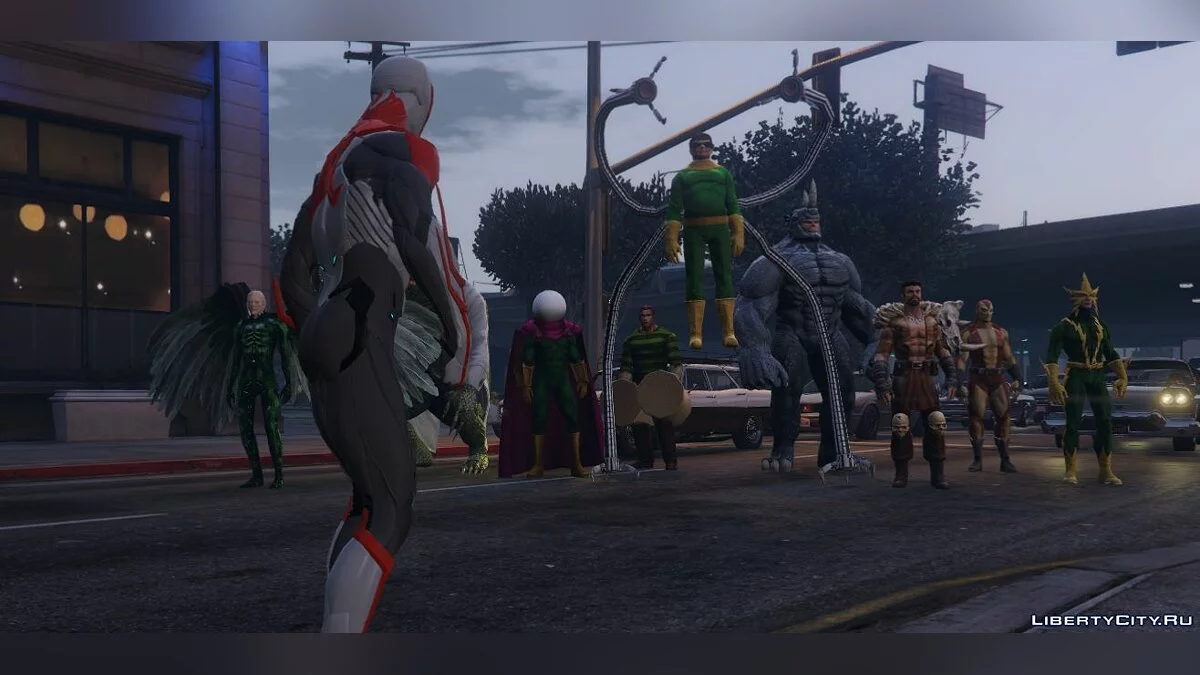 Человек-паук 2099 в белом костюме (PS4) / GTA 5
