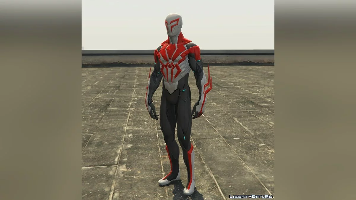 Человек-паук 2099 в белом костюме (PS4) / GTA 5