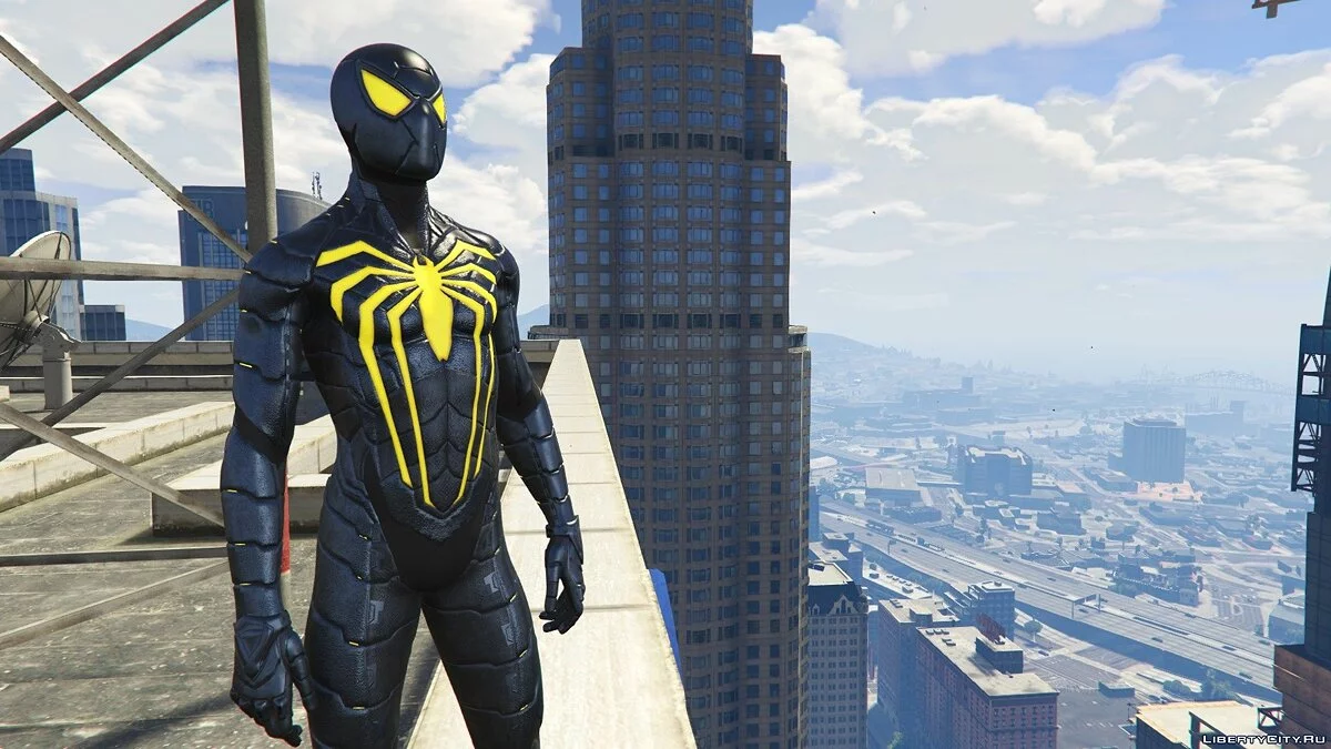 Человек-паук в костюме Анти-Ок (PS4) [Add-on-Ped] 1.0 / GTA 5
