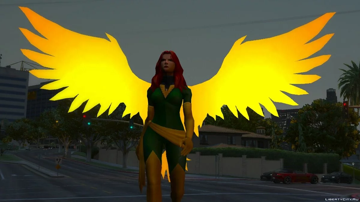 Jean Grey из игры  Marvel Future Fight / GTA 5