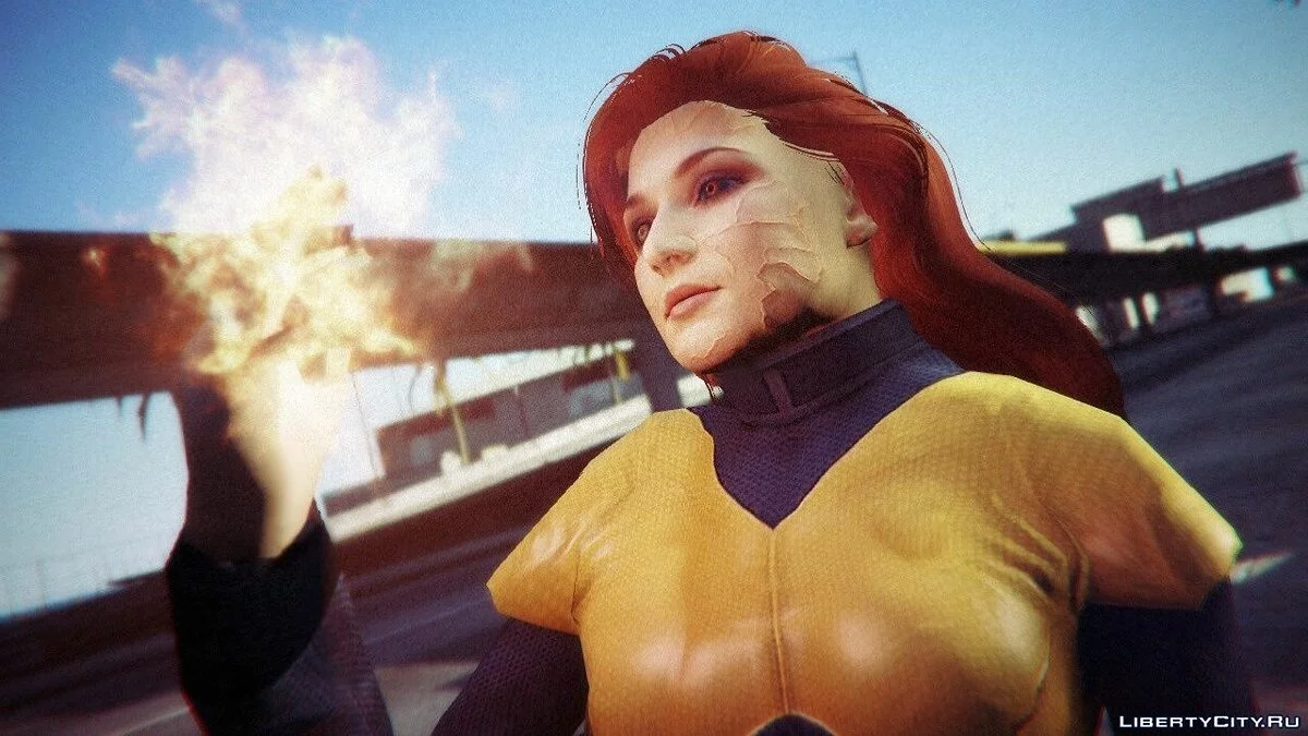 Jean Grey из игры  Marvel Future Fight / GTA 5