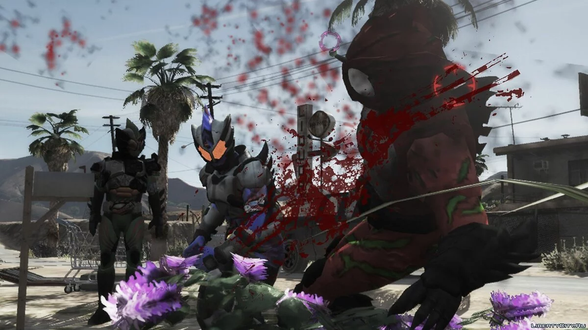 Камен райдер амазон нео / GTA 5