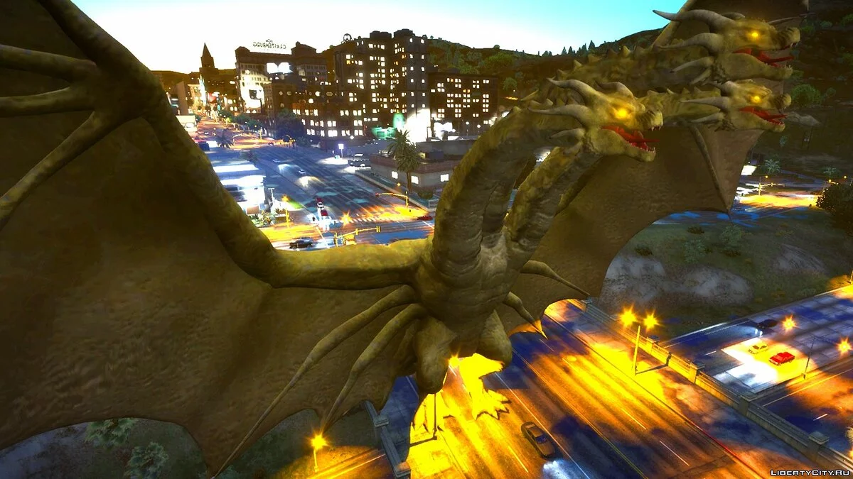 Король Гидора из фильма Годзилла 2019 / GTA 5