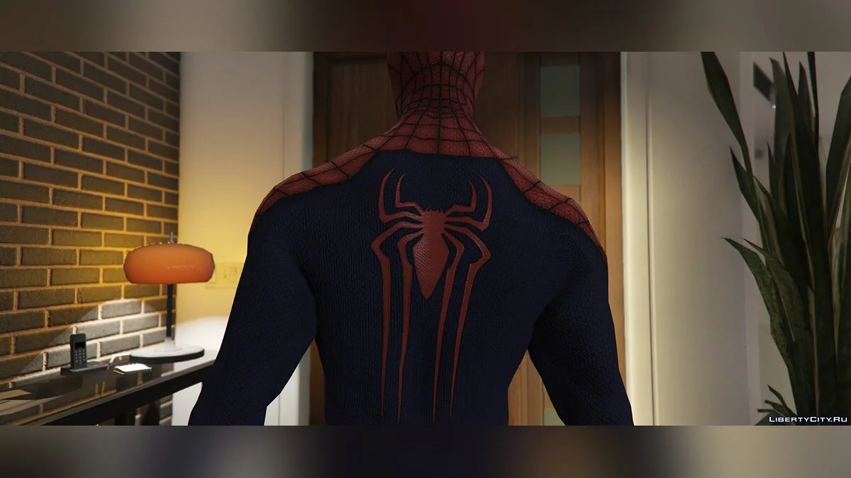 Человек-паук из игры The amazing spider-man 2 / GTA 5
