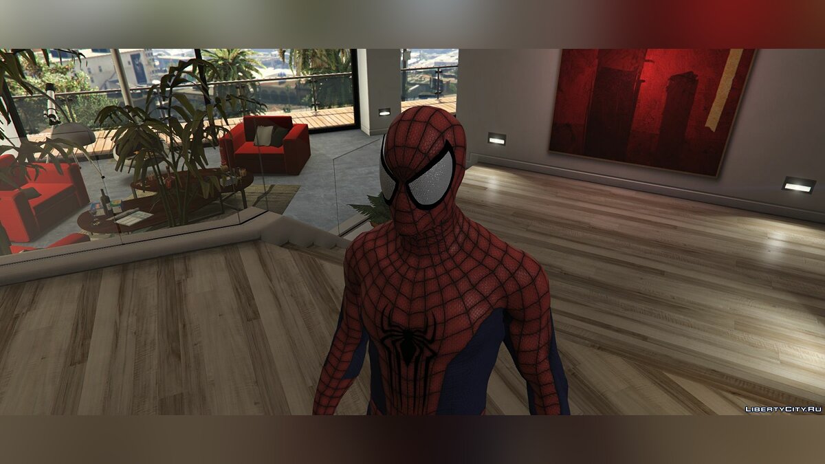 Скачать Человек-паук из игры The amazing spider-man 2 для GTA 5