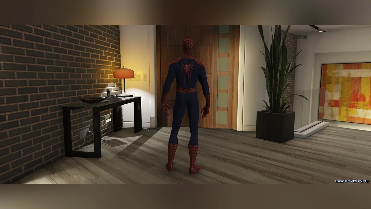 Человек-паук из игры The amazing spider-man 2 / GTA 5