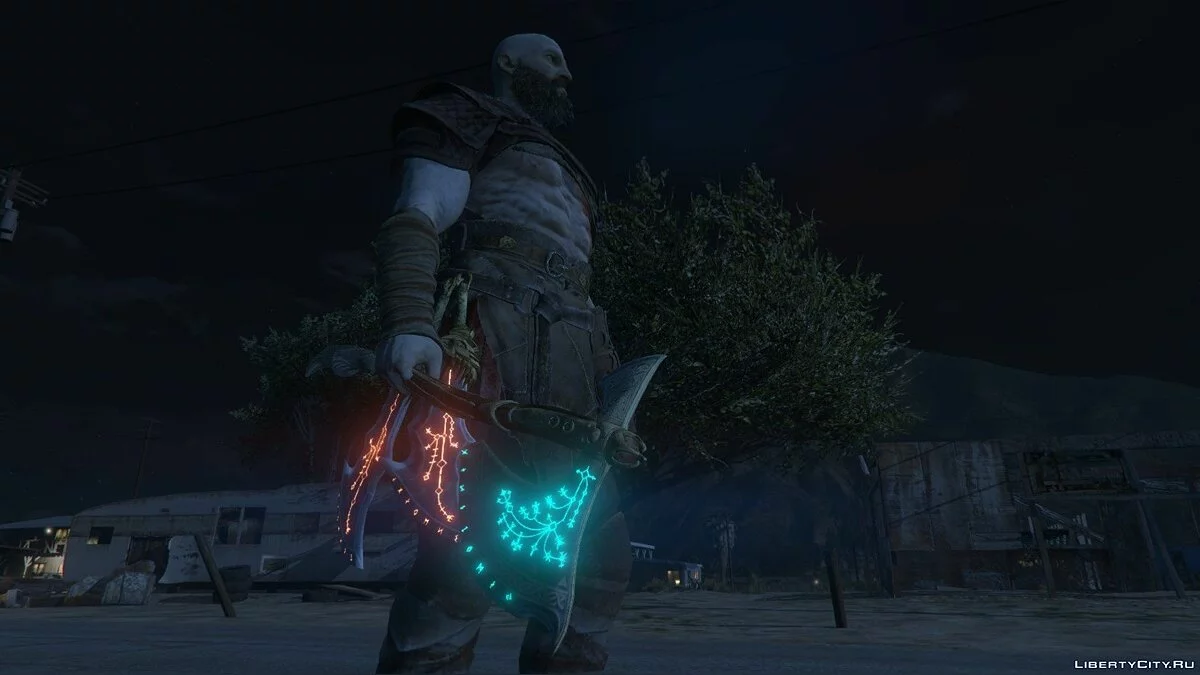 Кратос из игры God of war / GTA 5
