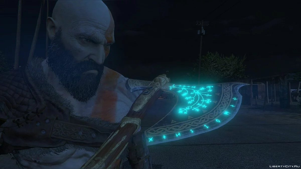 Кратос из игры God of war / GTA 5