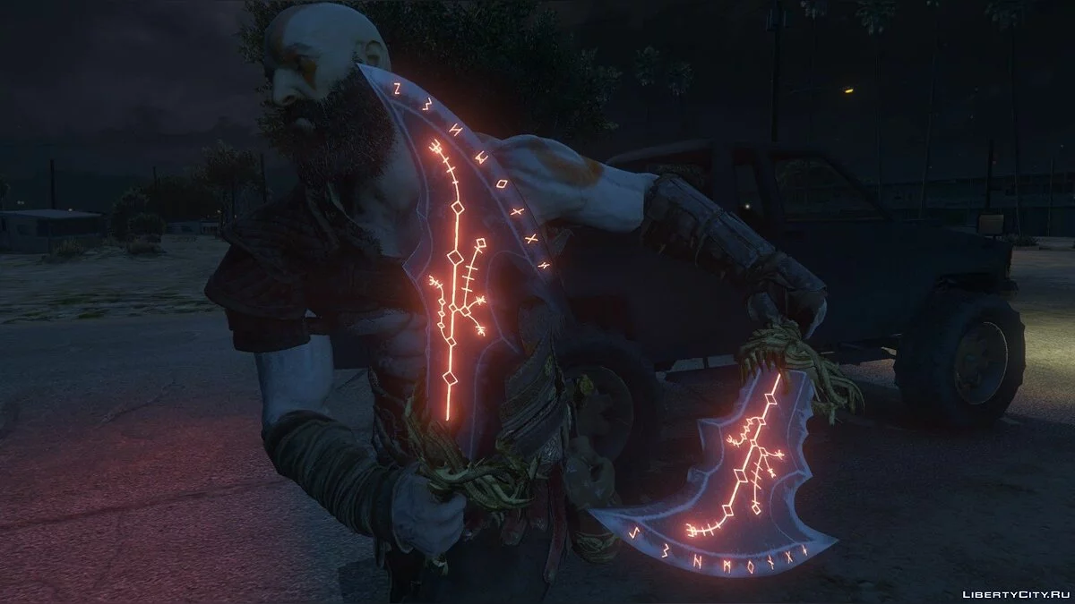 Кратос из игры God of war / GTA 5