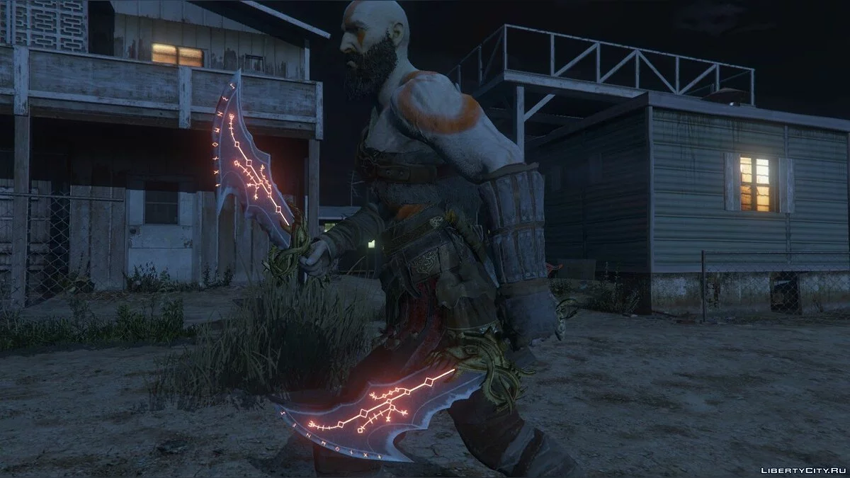 Кратос из игры God of war / GTA 5