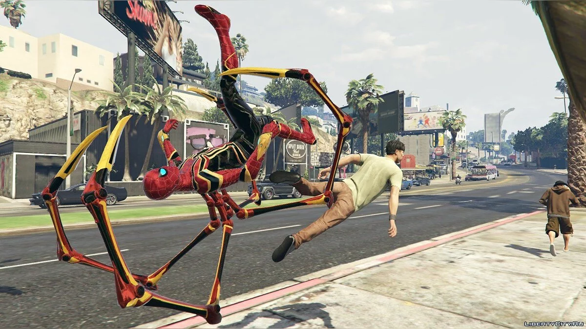 Железный Человек-паук (металлические отражения) / GTA 5