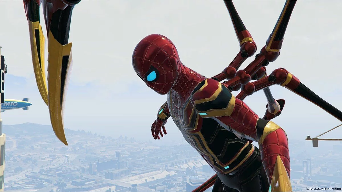 Железный Человек-паук (металлические отражения) / GTA 5