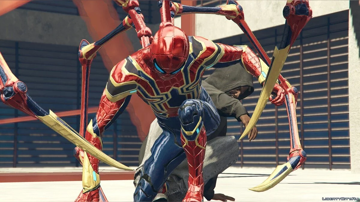 Железный Человек-паук (металлические отражения) / GTA 5