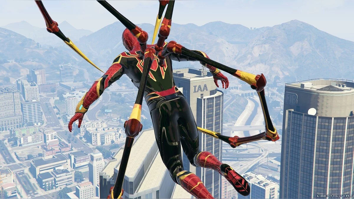 Железный Человек-паук (металлические отражения) / GTA 5