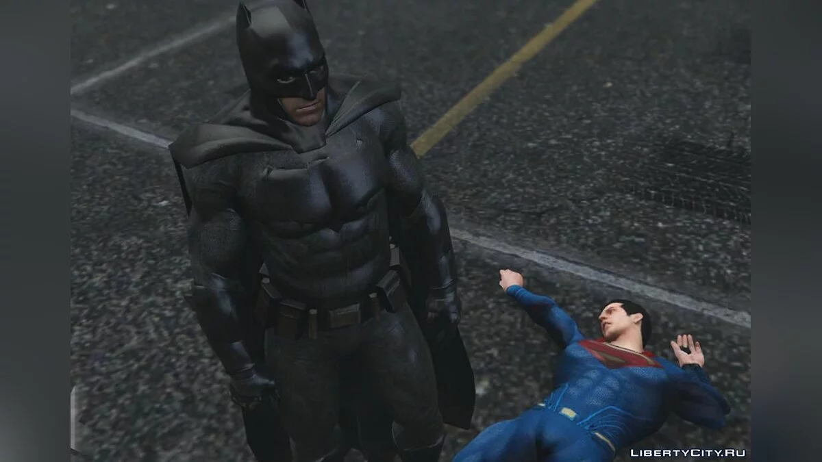 Бэтмен (BvS) W/Cloth Physics 1.00 / GTA 5