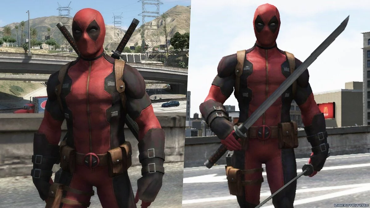 Дэдпул из Marvel Future Fight / GTA 5