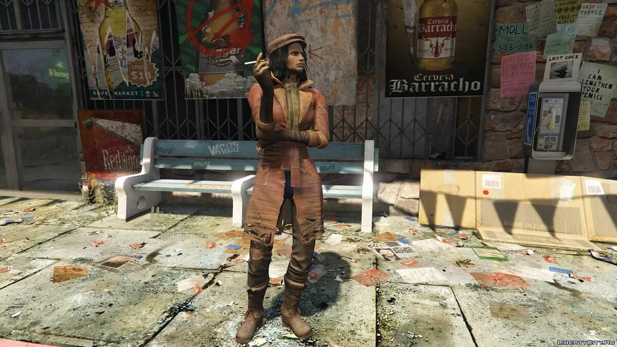 Пайпер Райт из Fallout 4 / GTA 5