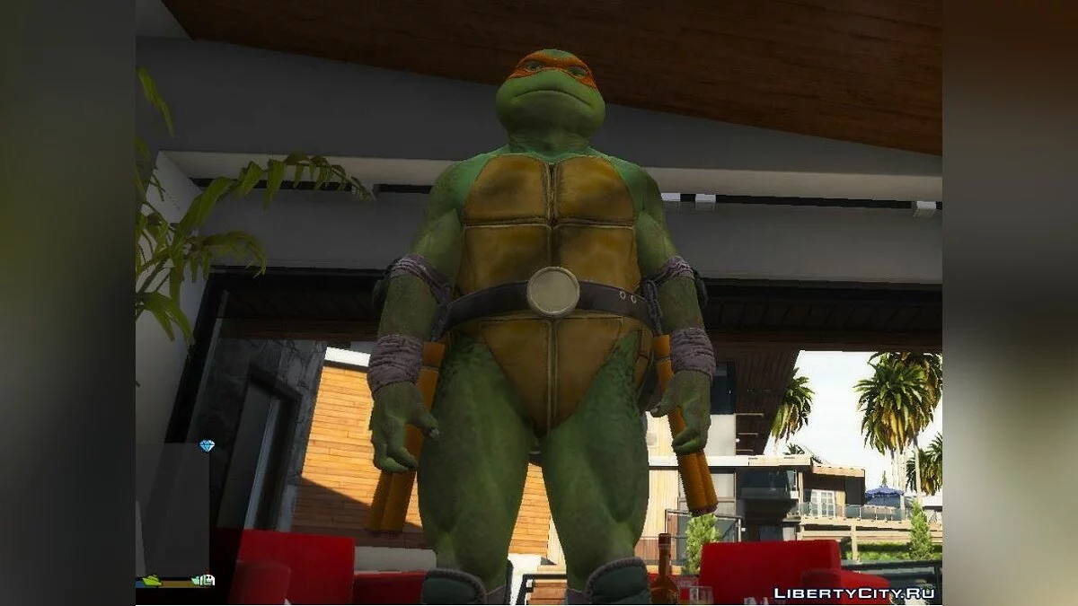 Микеланджело из игры Injustice 2 / GTA 5