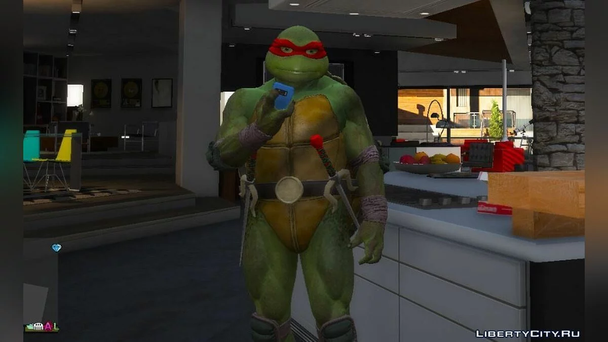 Рафаэль из игры Injustice 2 / GTA 5