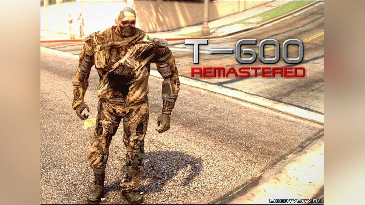 Terminator T-600 Remastered (re-texture) v1.0 / GTA 5