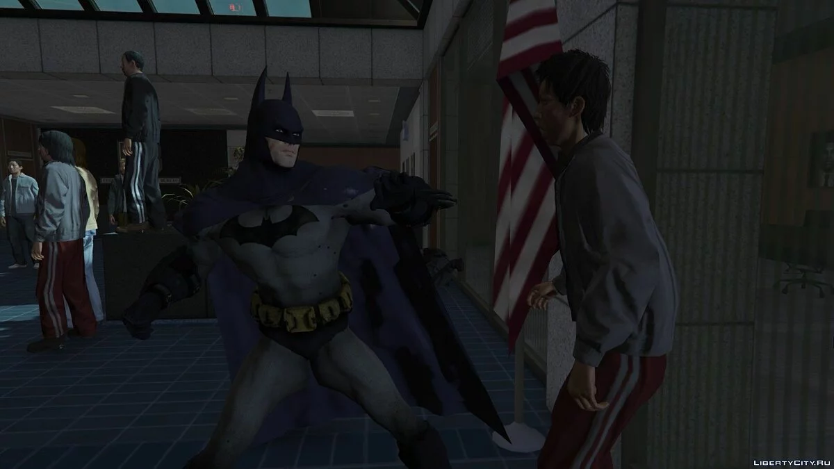 Бэтмен из игры Batman: Arkham City / GTA 5